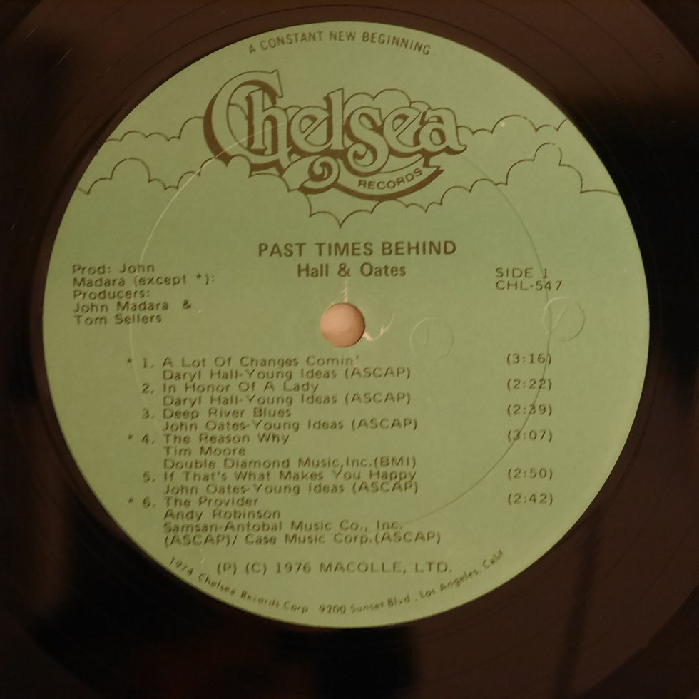 サムネイル： DARYL HALL AND JOHN OATES / PAST TIMES BEHIND