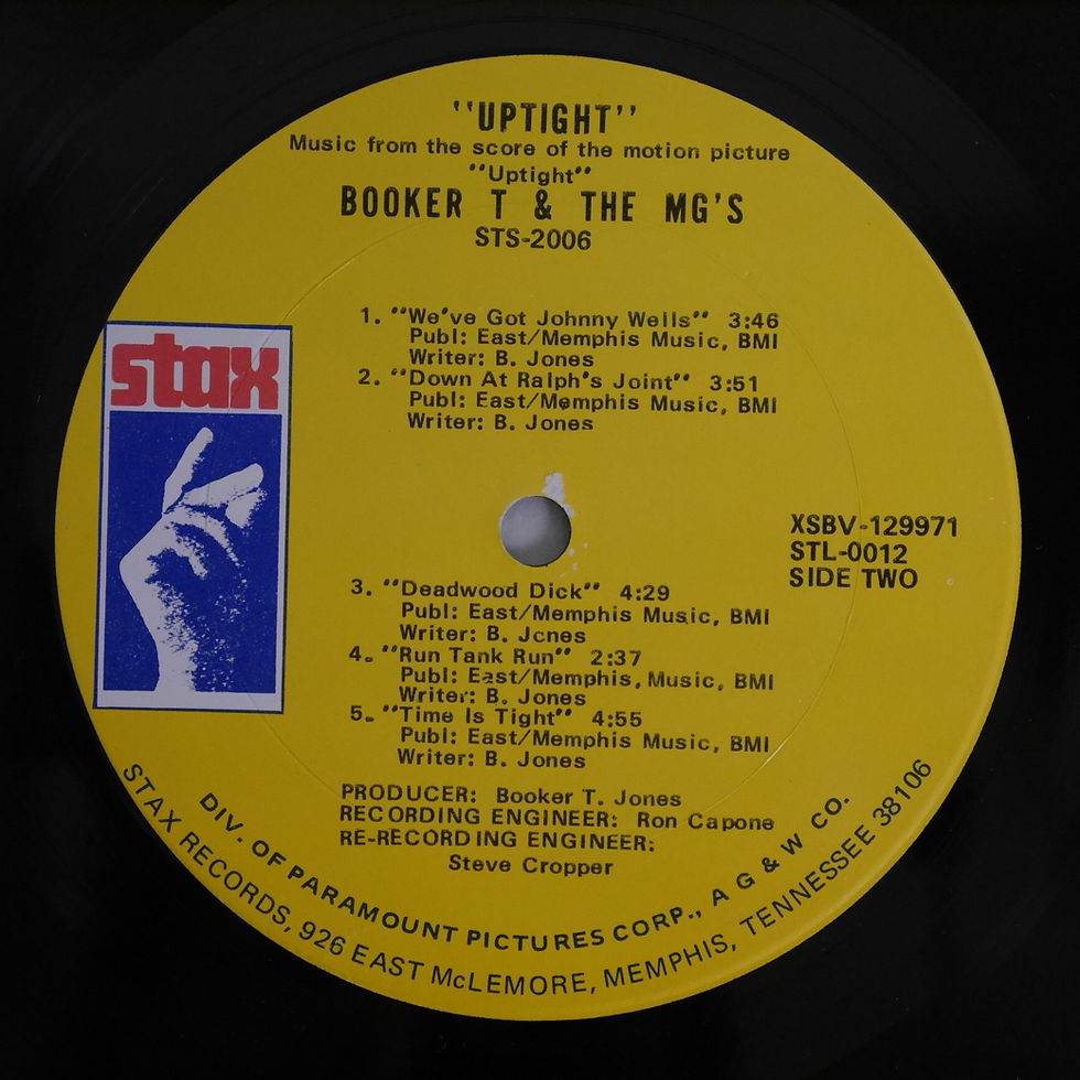 サムネイル： Booker T. And The M.G.'s / Up Tight (Music From The Score Of The Motion Picture)