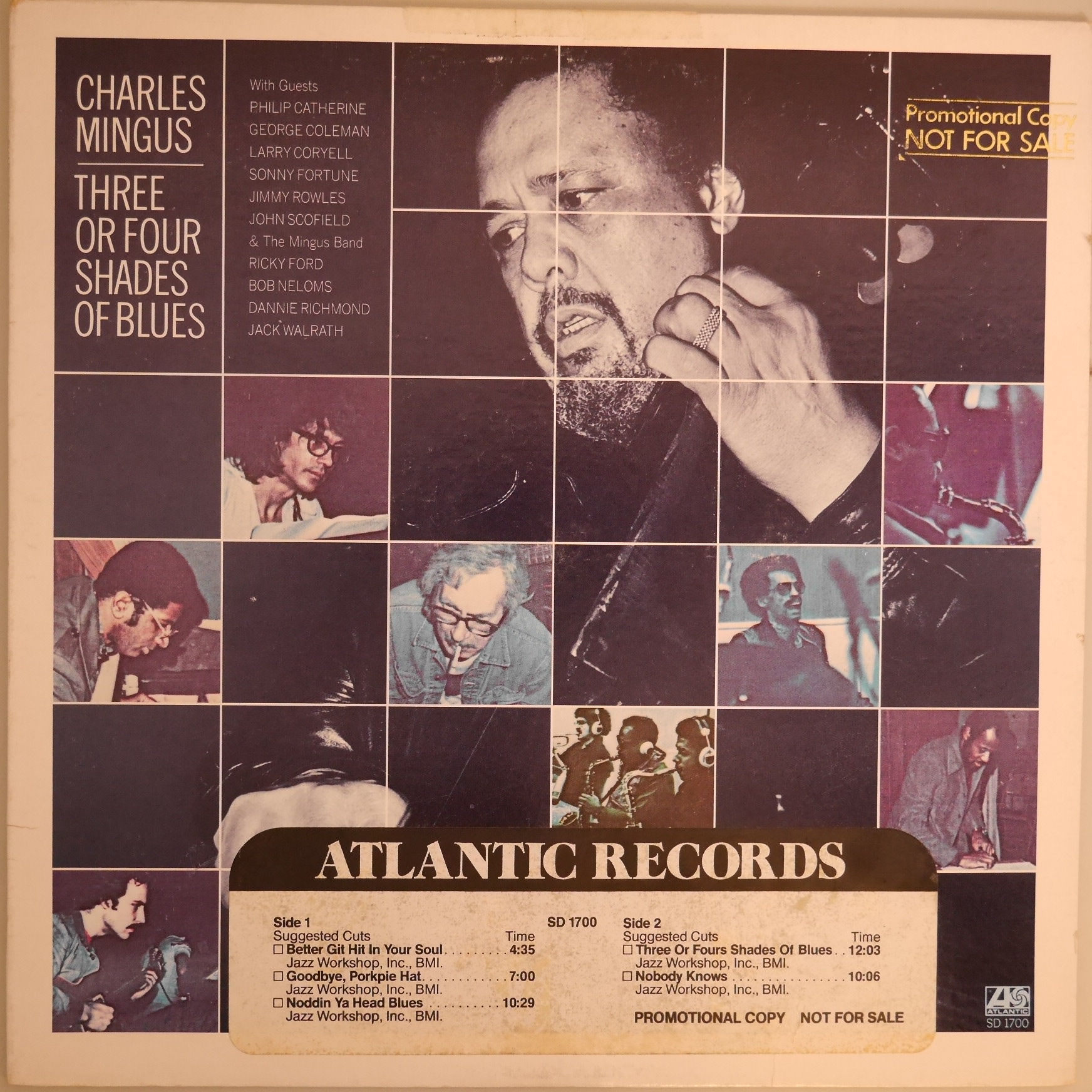 Charles Mingus / Three Or Four Shades Of Blue（プロモ）