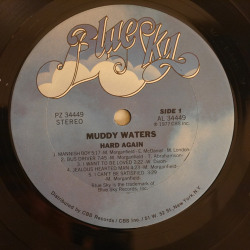 マディ・ウォーターズ　ハード・アゲイン　美品　LPレコード Muddy Waters – Hard Again – Vinyl (Terre Haute Pressing, LP