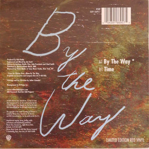 RED HOT CHILI PEPPERS / BY THE WAY (UK 7' 赤WAX） | anchorrecord