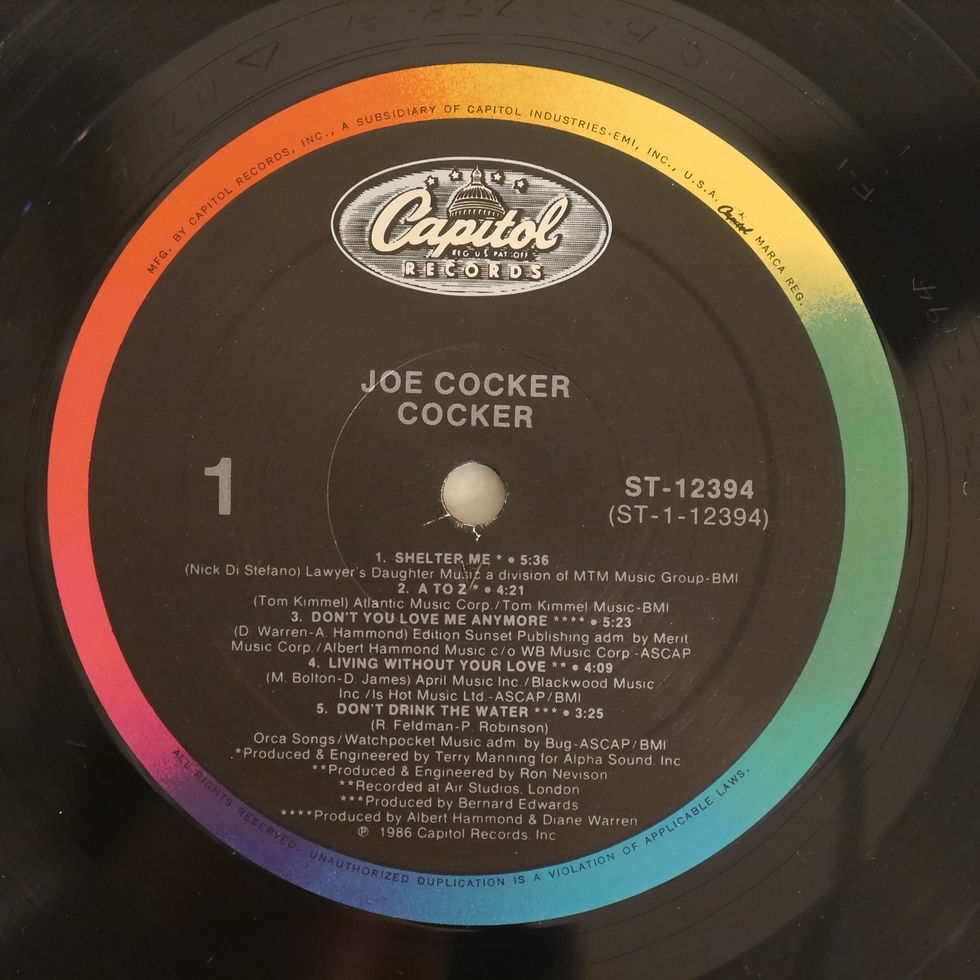 JOE COCKER / COCKER