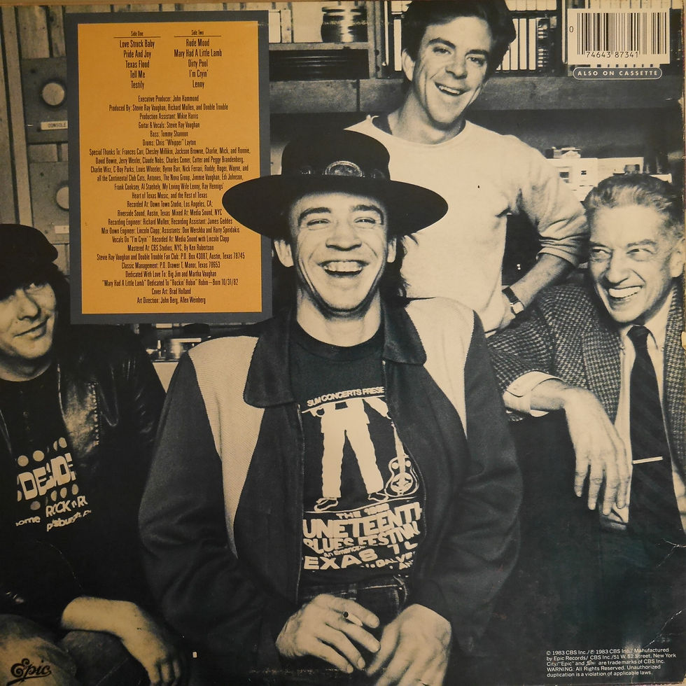 サムネイル： STEVIE RAY VAUGHAN & DOUBLE TROUBLE / Texas Flood