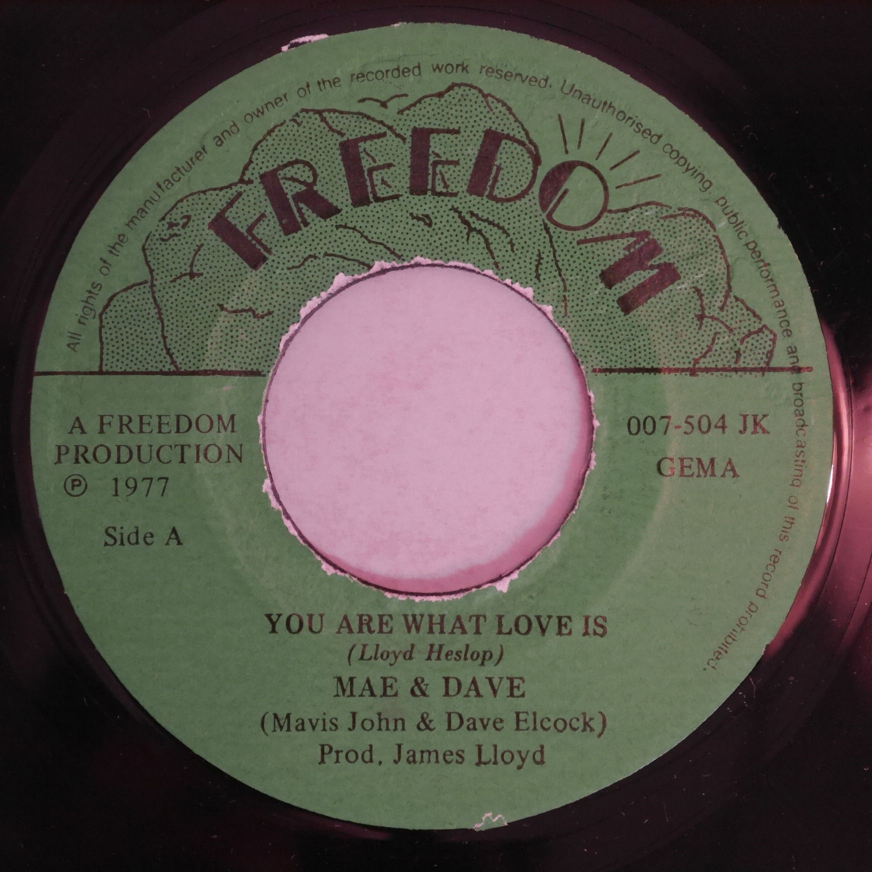 Mae & Dave / You Are What Love Is / Run Away