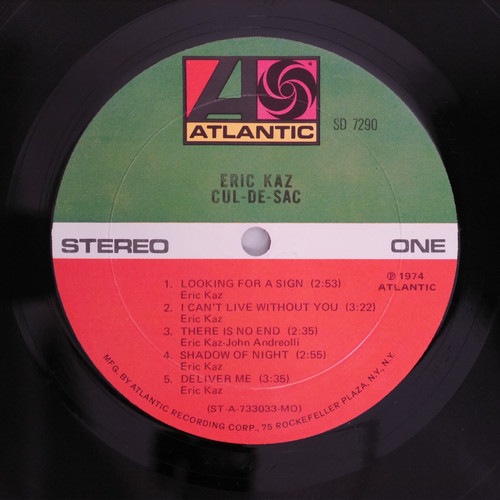 Eric Kaz / Cul-De-Sac | anchorrecord