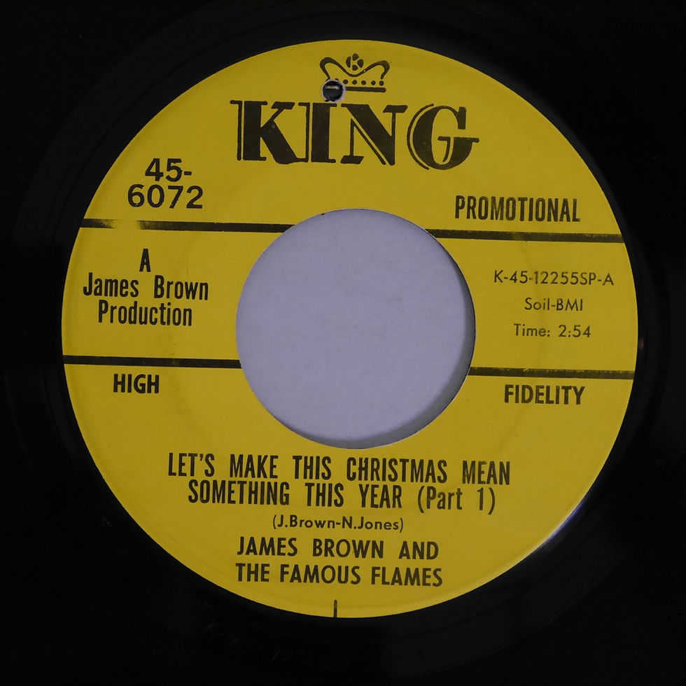 サムネイル： JAMES BROWN AND THE FAMOUS FLAMES / Let's Make Christmas Mean Something This Yea