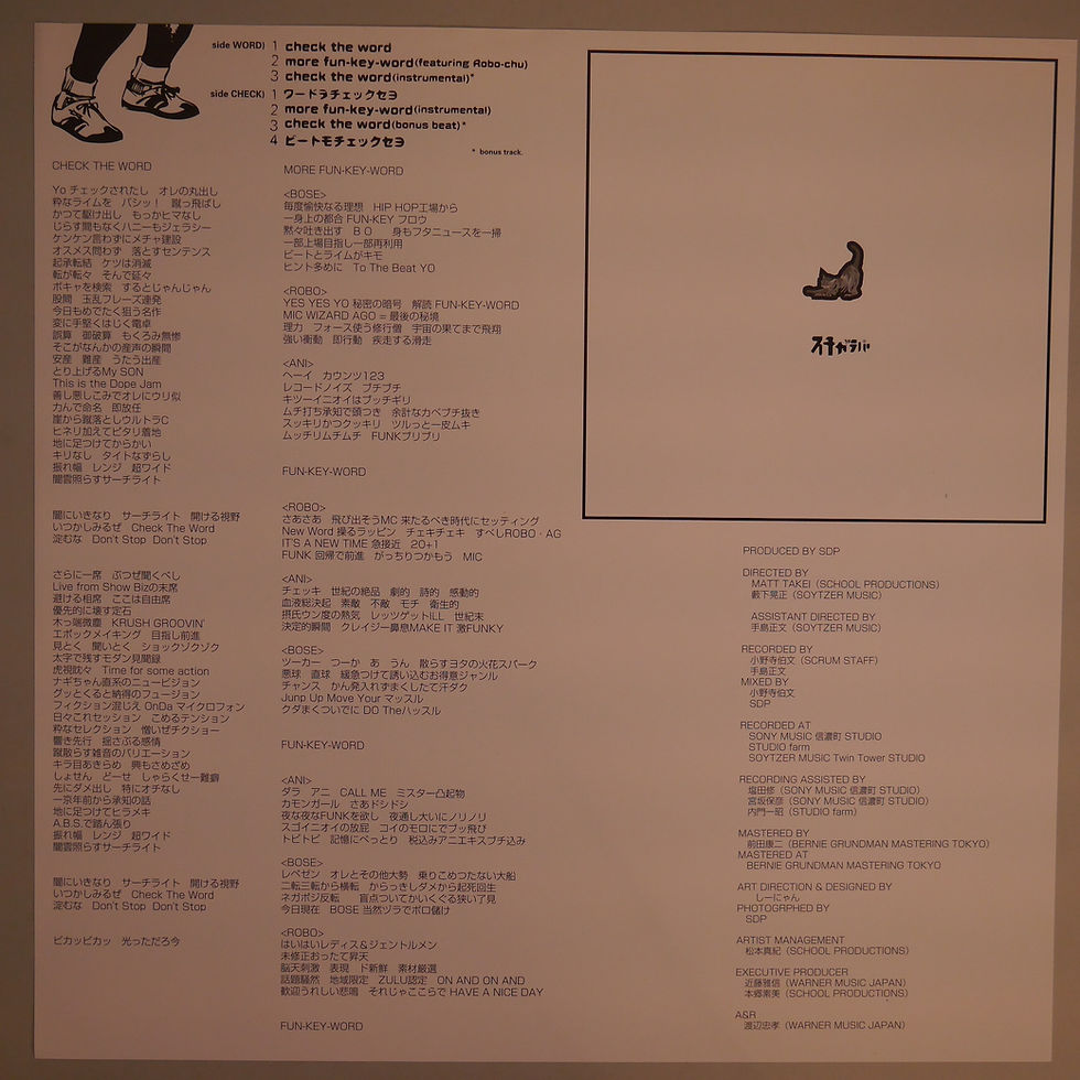 サムネイル： スチャダラパー / 12inch Rotatedisc