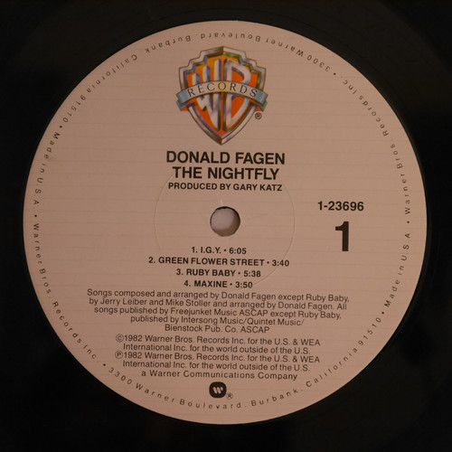 Donald Fagen / The Nightfly（2色ロゴ） | anchorrecord