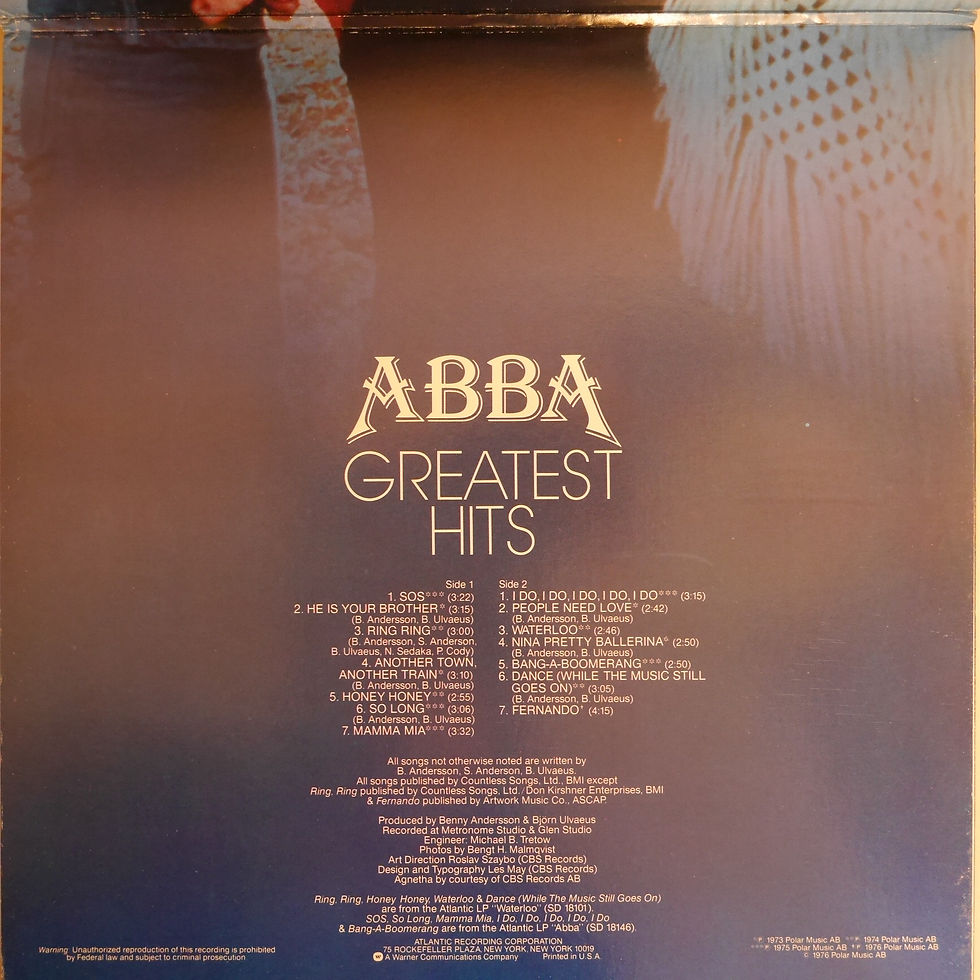 サムネイル： ABBA / GREATEST HITS