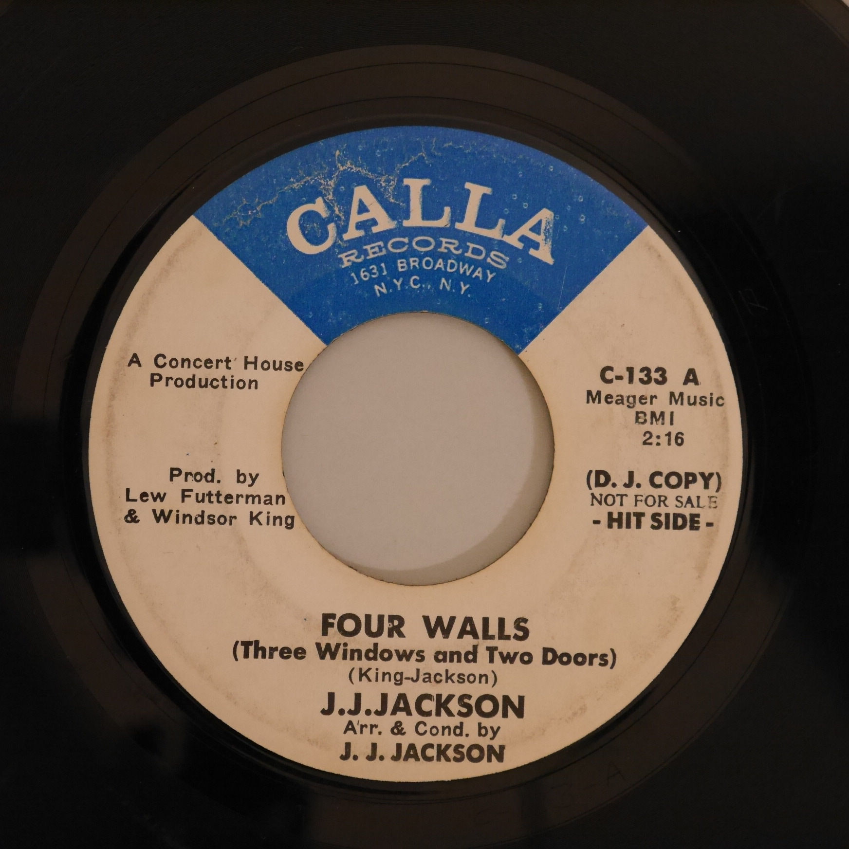 J.J.JACKSON / Four Walls ／ Here We Go Again
