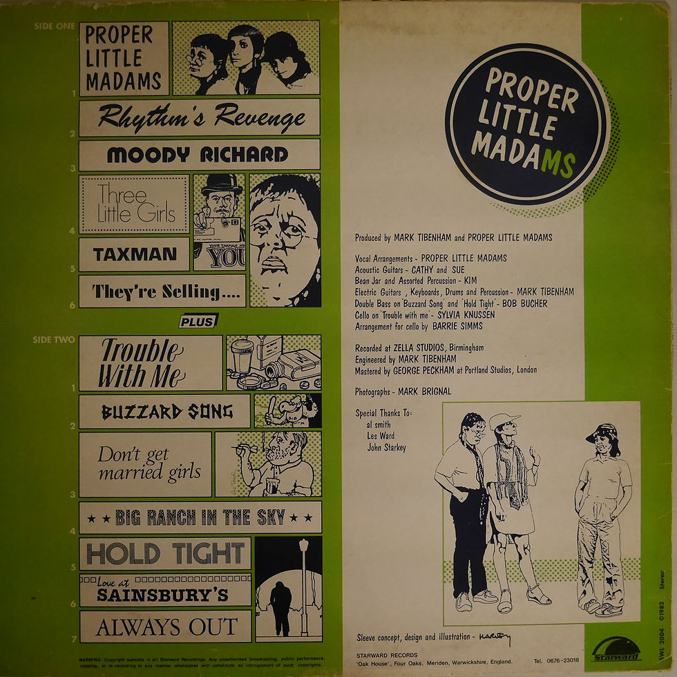 サムネイル： PROPER LITTLE MADAMS / Proper Little Madams