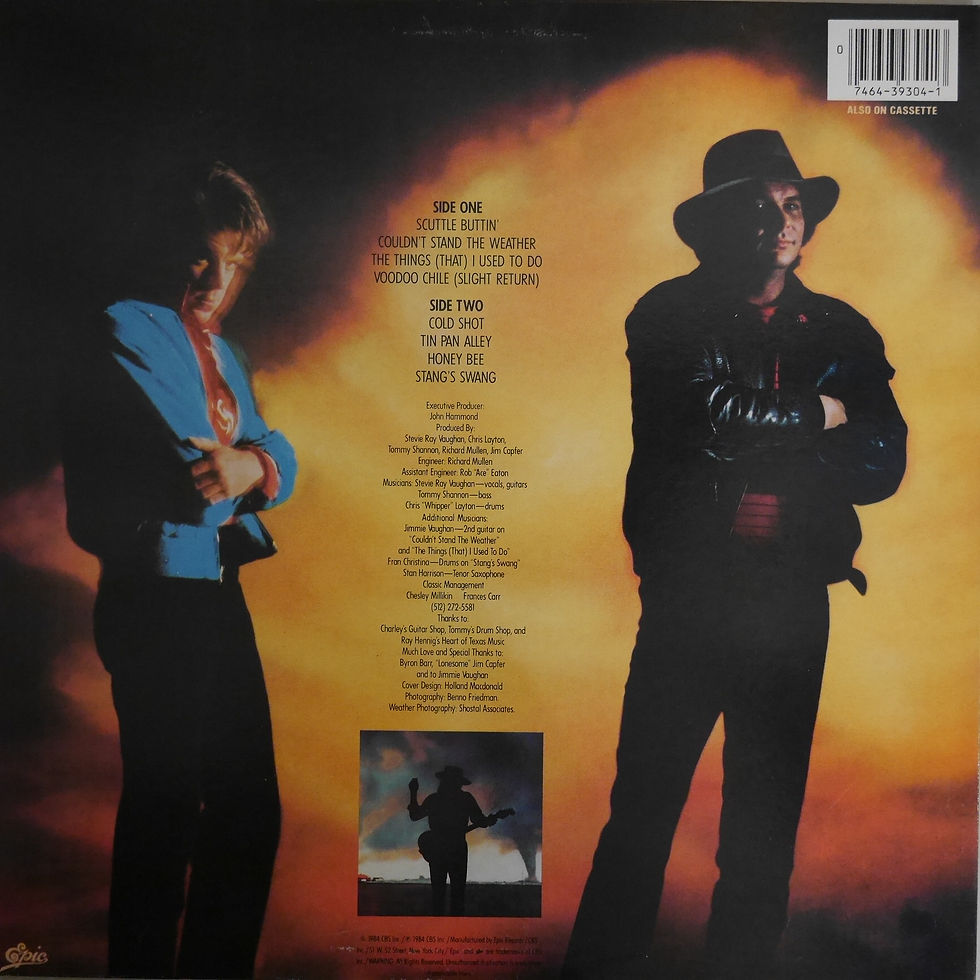 サムネイル： STEVIE RAY VAUGHAN AND DOUBLE TROUBLE / COULDN'T STAND THE WEATHER