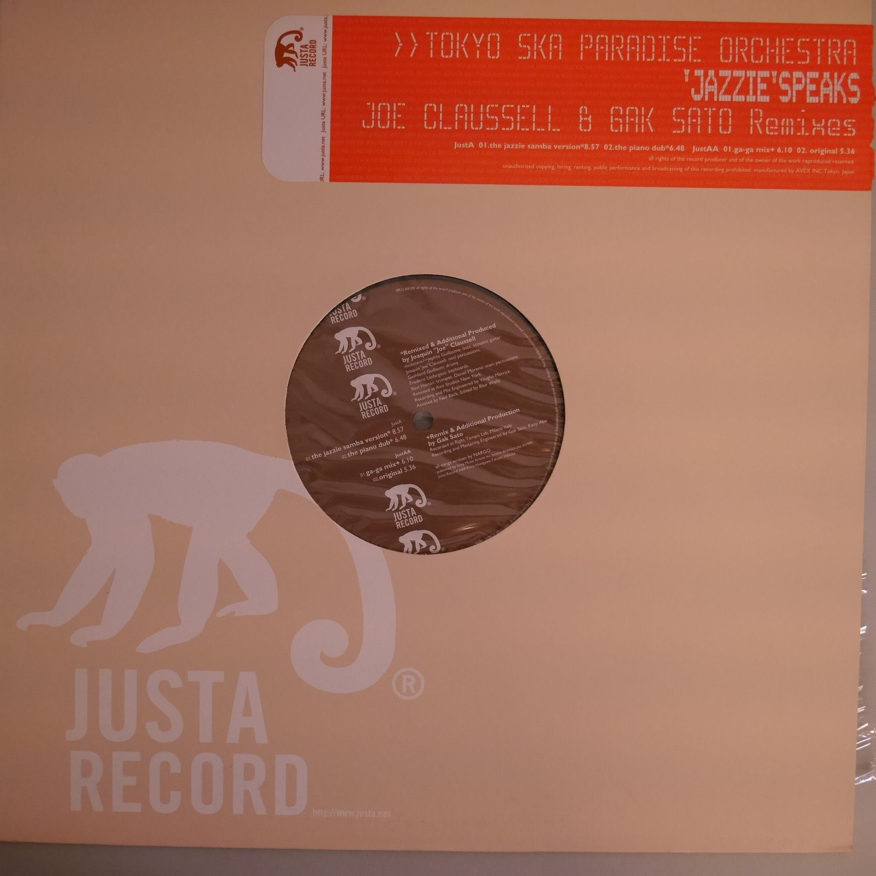 TOKYO SKA PARADISE ORCHESTRA / JAZZIE SPEAKS