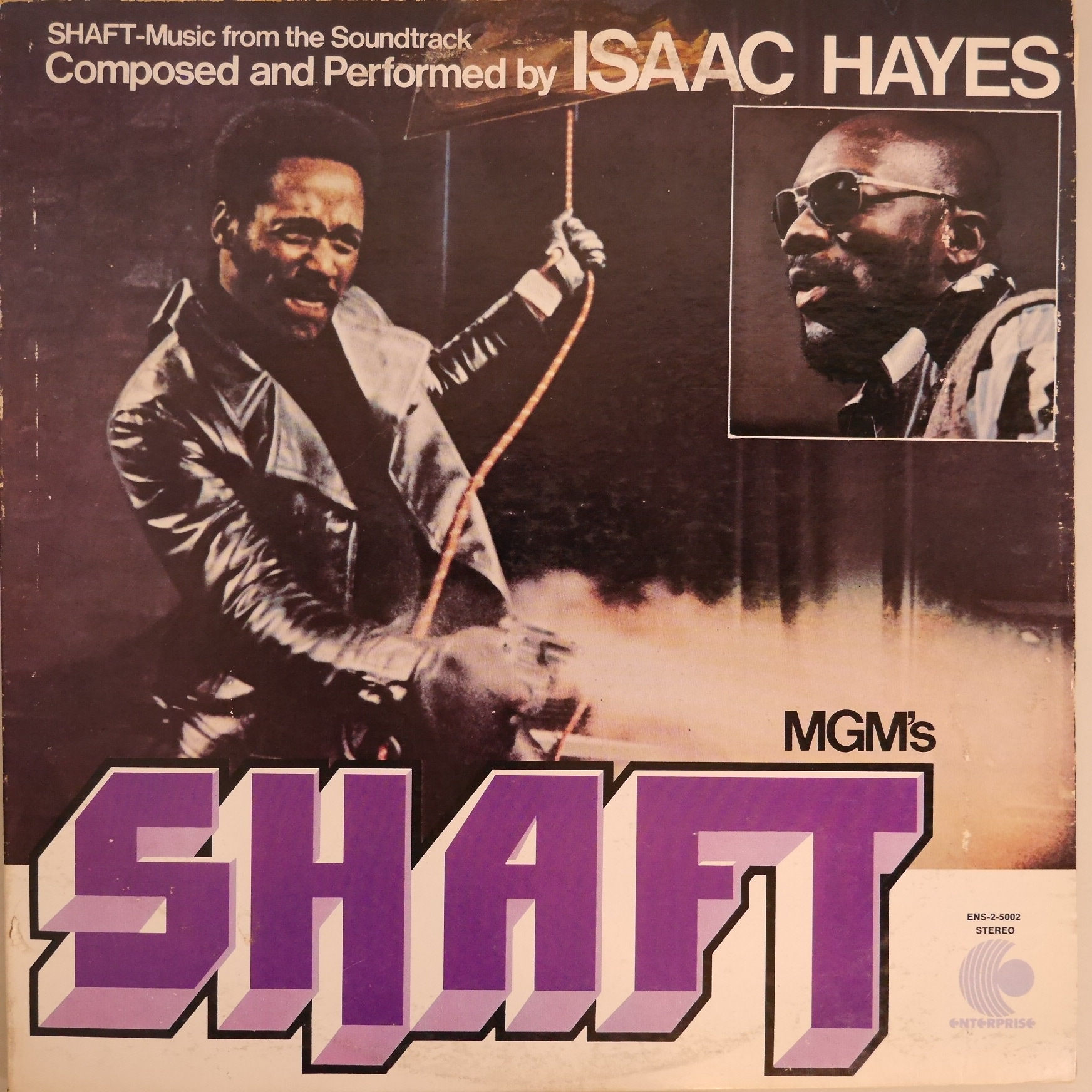 Isaac Hayes　　　Shaft　映画「黒いジャガー」のテーマ　USオリジナル・ファーストプレス