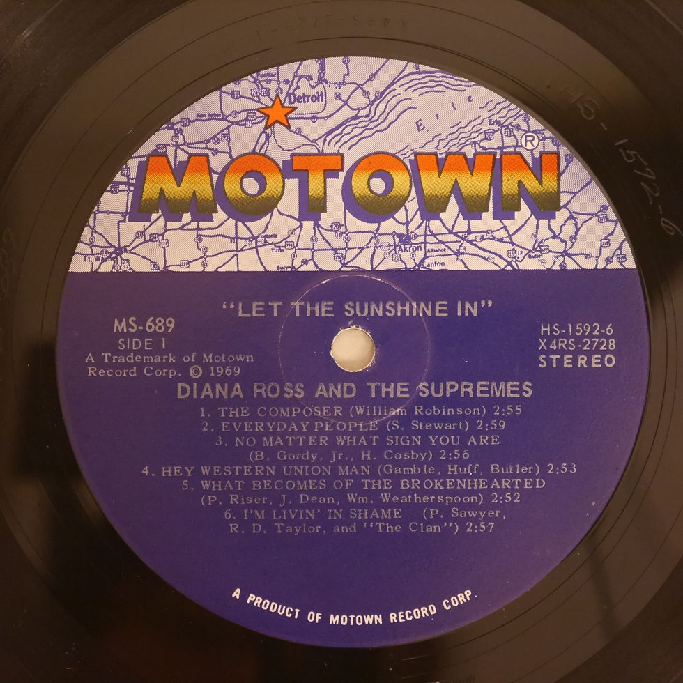 サムネイル： Diana Ross & The Supremes / Let The Sunshine In