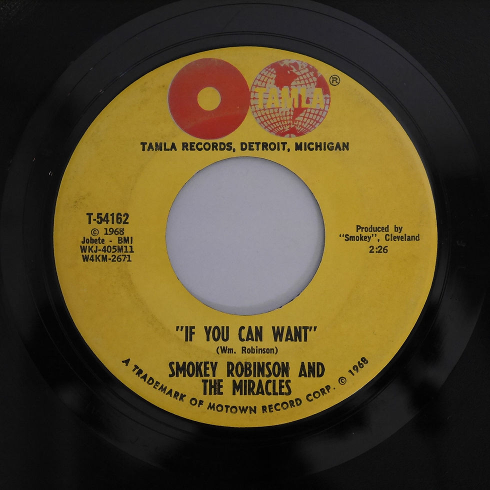 Smokey Robinson and the Miracles  /IF YOU CAN WANT