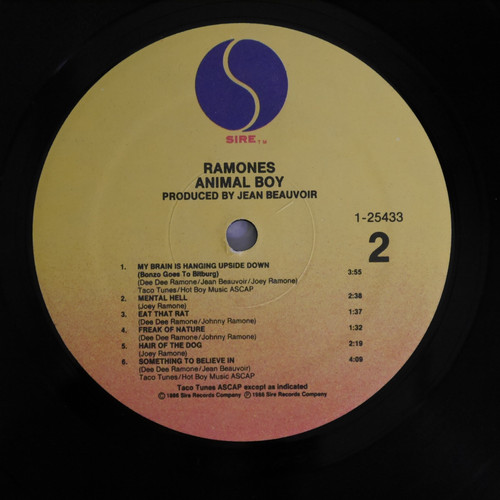 RAMONES / ANIMAL BOY | anchorrecord