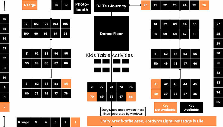 Entry AreaRaffle Area, Jordyn’s Light, Massage is Life.png