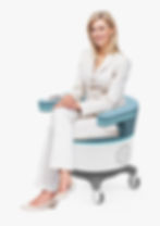 Frau auf Beckenbodenprofi