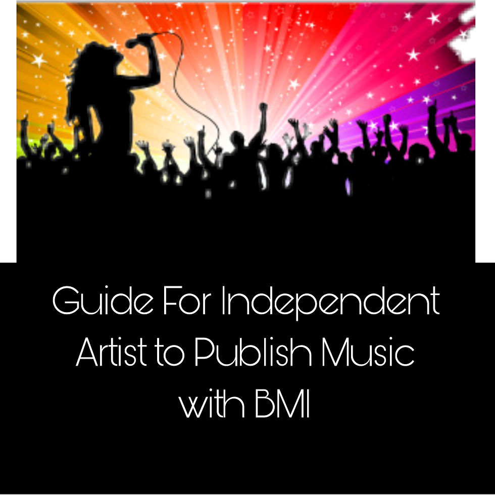 Guide For Independent Artist to Publish Music with BMI