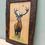 Thumbnail: "Xavier" - Large Framed Original Stag Painting on Reclaimed Oak