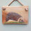 Thumbnail: Hand-painted hedgehog on reclaimed wood