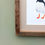 Thumbnail: Framed puffin painting
