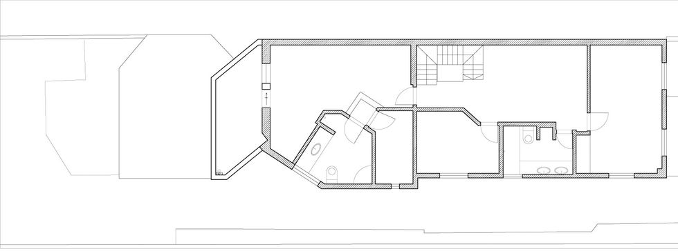 קומה א' לפני שיפוץ