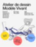 Atelier de dessin: modèle vivant 