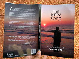 A picture of the book This is my Song by Yvonne Vaz which traces the stories of the Goan diaspora in Burma