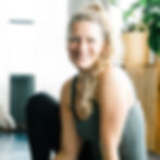 Karolien Lammens lead teacher hands on-adjustment training yogaschool noord amsterdam