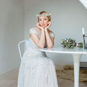 Gypsophilia Head dress