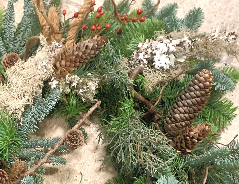 Free Style Door Wreath Workshop