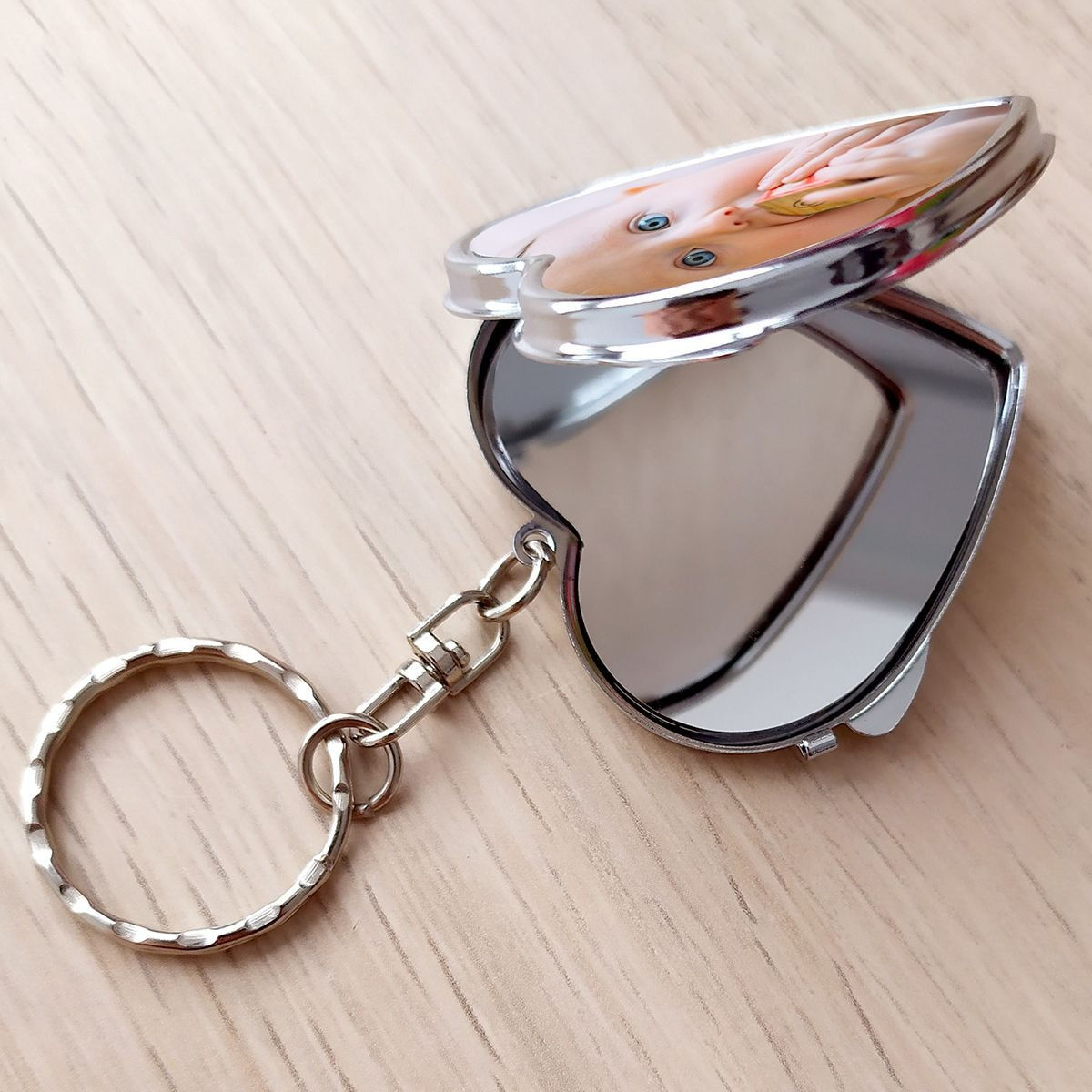 Porte Clés Miroir Photo