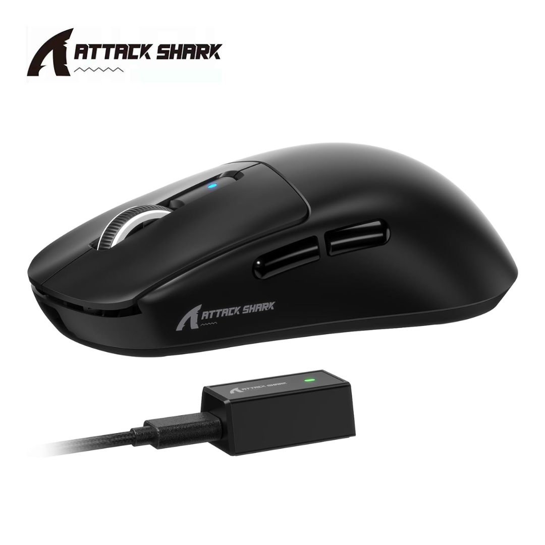 Mouse Attack Sharck R6 Wireless 8Khz - Color Negro