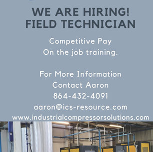 Industrial Compressor Solutions hiring a Field Technician