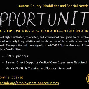 Supported Living Program Coordinator - LCDSNB