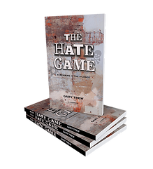 A pile of Hate Game books