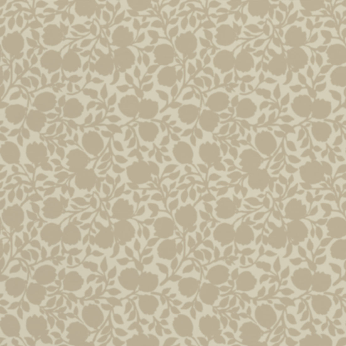 Floral silhouette wallpaper with flowing vintage inspired pattern
