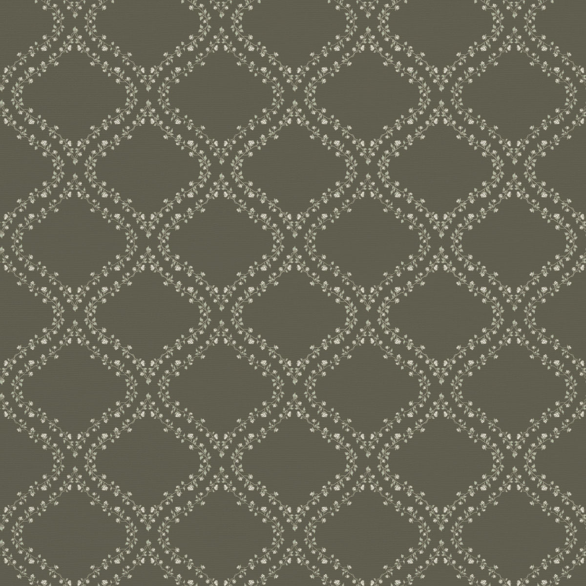 Artza & Co x Ali Anni - LATTICEA wallpaper, showcasing a delicate lattice pattern with floral accents