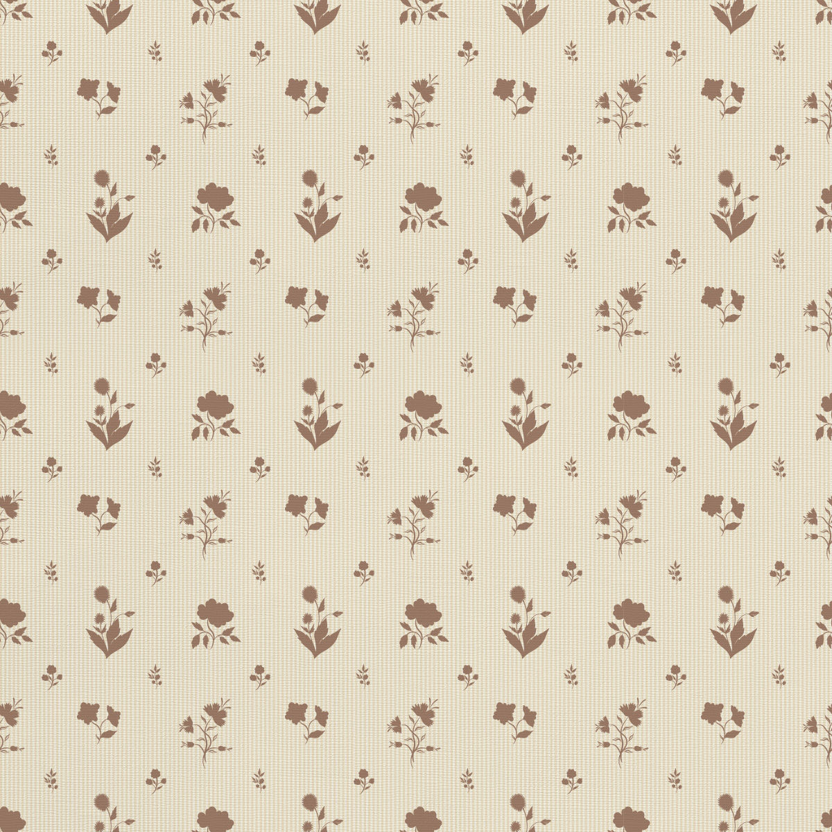 Artza & Co x Ali Anni - AMARELLA wallpaper featuring a charming floral pattern with a vintage touch.