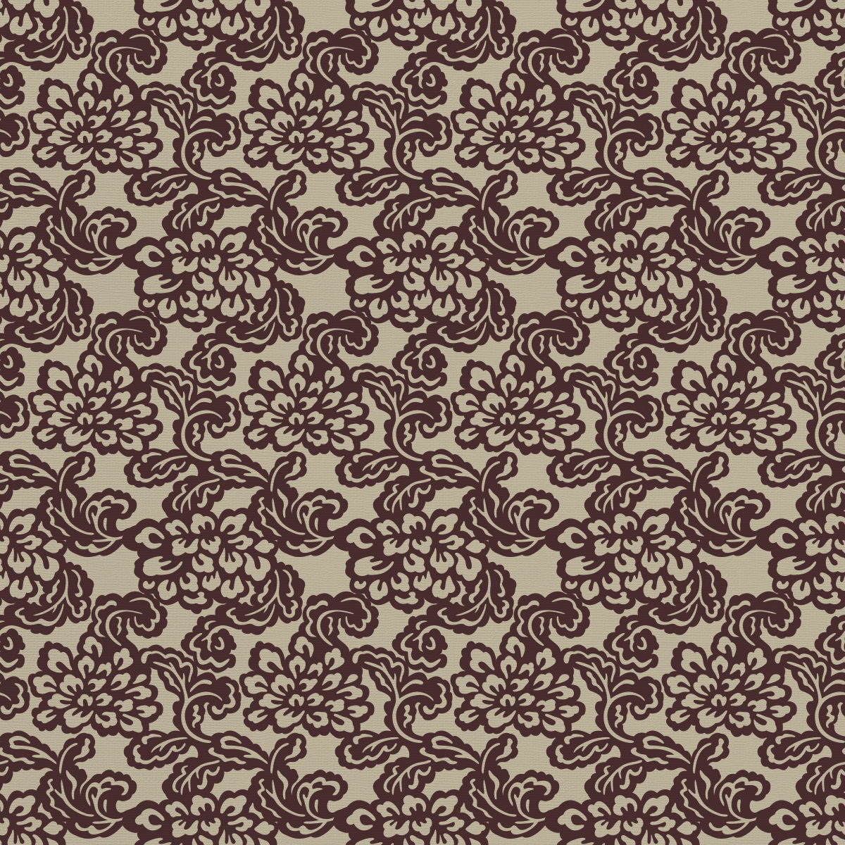 Papier peint vintage avec motif floral Artza & Co.