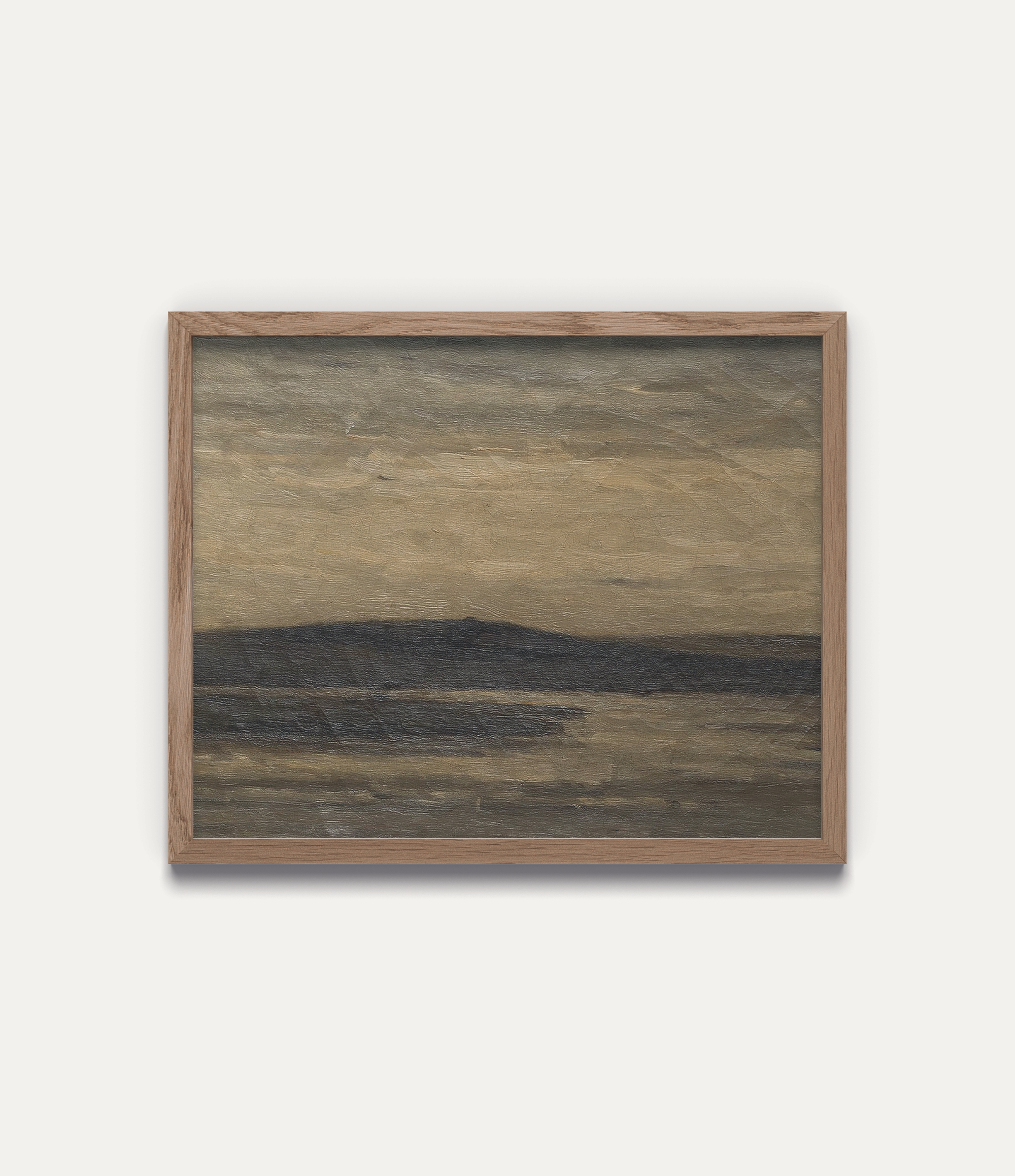 Affiche d'art vintage Ciel obscure avec cadre par Artza & Co.