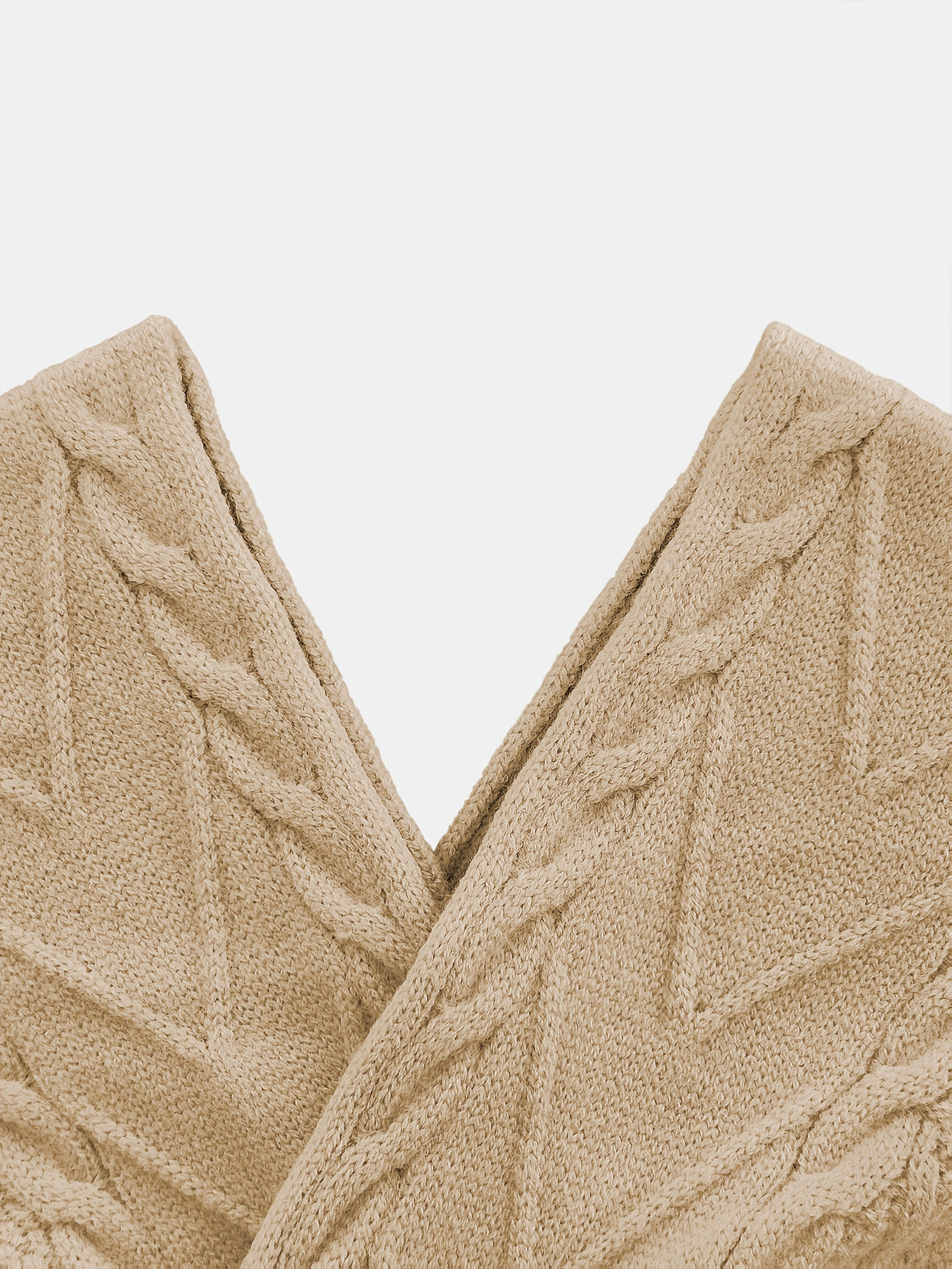 V-Neck Twist Batwing Sleeve Dress for Fall/Winter