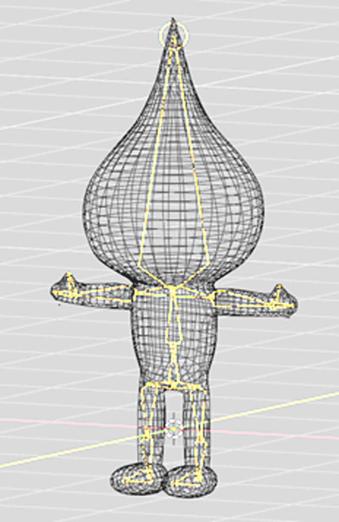 【3Dモデル】3Dモデルの骨入れ
