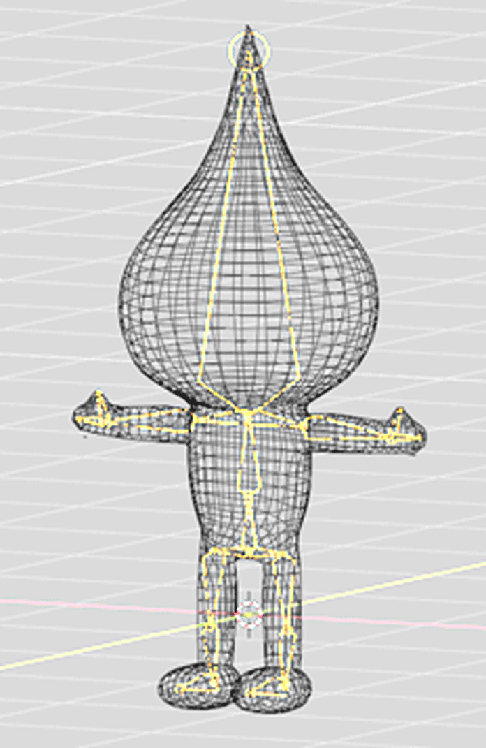 【3Dモデル】3Dモデルの骨入れ