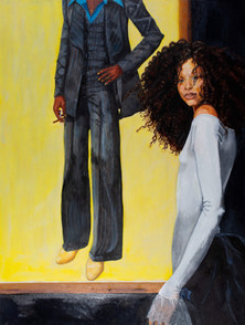 ”Aglaia” with a Nod to Barkley Hendricks by Robert Brown
