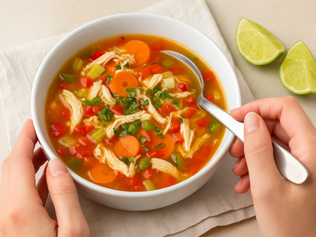 The Brainy Bite: Chicken Soup with Jalapeño and Lime