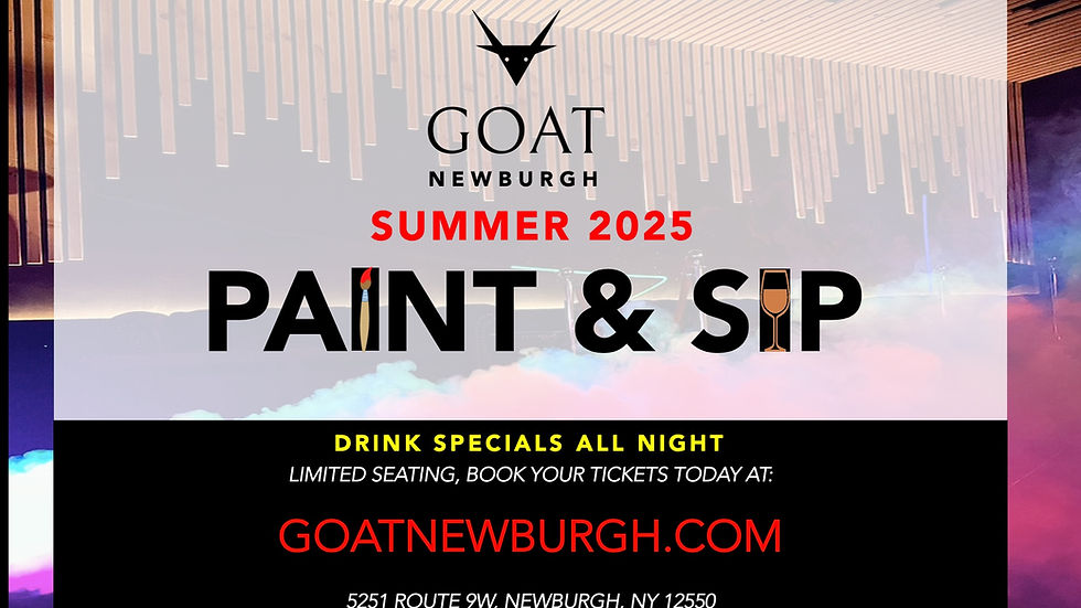 SUMMER PAINT & SIP at GOAT NEWBURGH