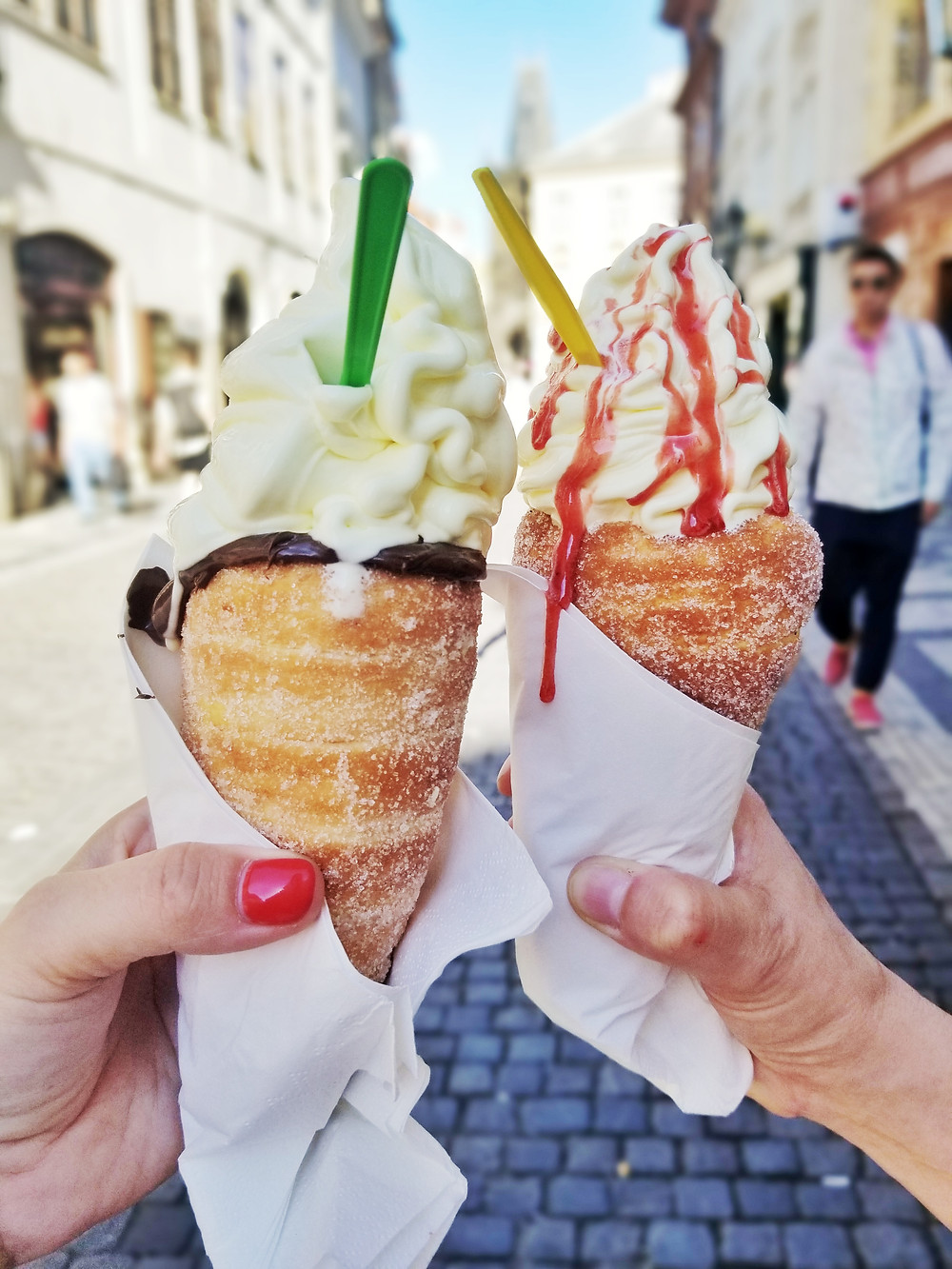 Trdelnik: Helado tradicional de Praga